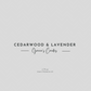 Cedarwood & Lavender Melts